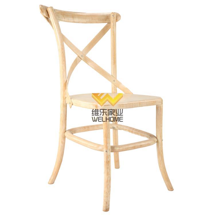  Oak wood x back chair for restaurant and wedding rental